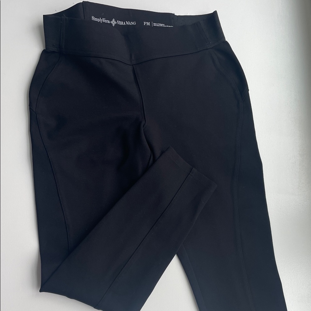 Simply Vera Vera Wang Black Leggings